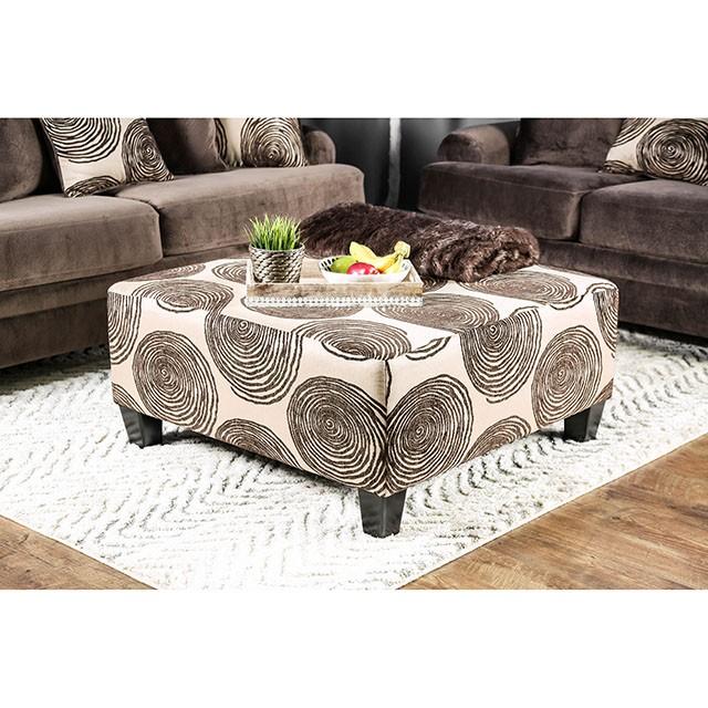 Bonaventura Brown Ottoman - Imperial Furniture (Las Vegas, NV) - Multi Location