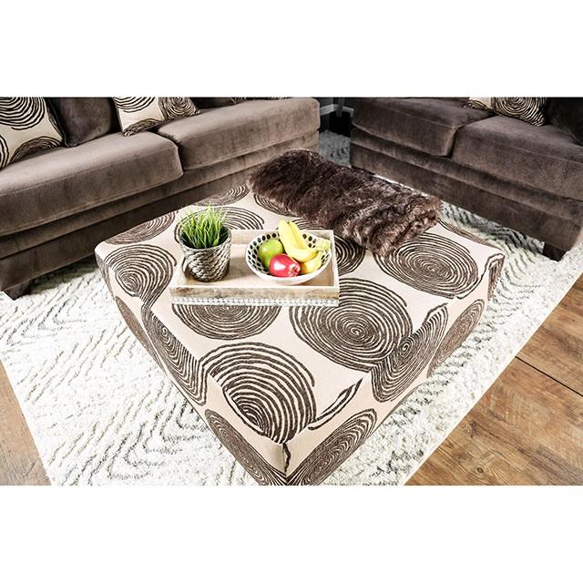 Bonaventura Brown Ottoman - Imperial Furniture (Las Vegas, NV) - Multi Location