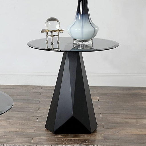 BISHOP End Table, Black/Gray - Imperial Furniture (Las Vegas, NV) - Multi Location