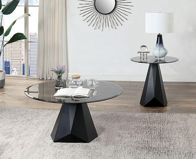 BISHOP Coffee Table, Black/Gray - Imperial Furniture (Las Vegas, NV) - Multi Location