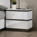 BIRSFELDEN Night Stand w/ USB, White - Imperial Furniture (Las Vegas, NV) - Multi Location