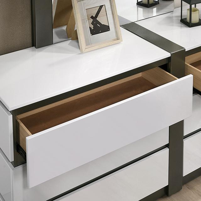 BIRSFELDEN Dresser, White - Imperial Furniture (Las Vegas, NV) - Multi Location
