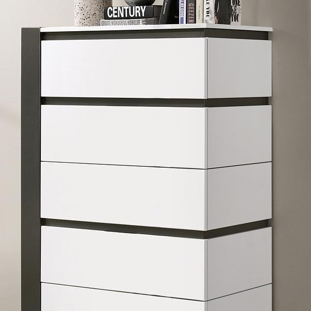 BIRSFELDEN Chest, White - Imperial Furniture (Las Vegas, NV) - Multi Location