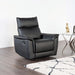 Bienne Recliner Chair White & Black - Imperial Furniture (Las Vegas, NV) - Multi Location