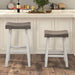 Biasca 24" Stool (2/CTN) White, Brown, & Black - Imperial Furniture (Las Vegas, NV) - Multi Location