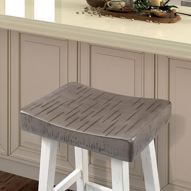 Biasca 29" Stool (2/CTN) White, Brown, & Black - Imperial Furniture (Las Vegas, NV) - Multi Location