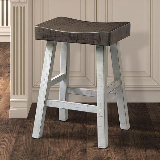Biasca 24" Stool (2/CTN) White, Brown, & Black - Imperial Furniture (Las Vegas, NV) - Multi Location