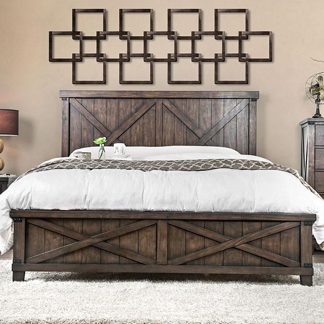 Bianca Bed Brown & Gray - Imperial Furniture (Las Vegas, NV) - Multi Location