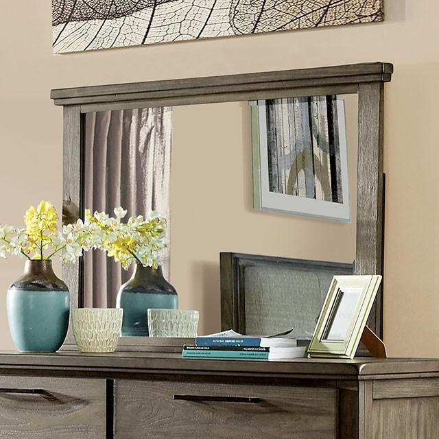 Berenice Mirror Espresso, Beige, & Brown - Imperial Furniture (Las Vegas, NV) - Multi Location