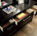 Berenice Espresso Night Stand White, Gray, & Espresso - Imperial Furniture (Las Vegas, NV) - Multi Location