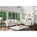 Benigno Love Seat Silver & Gray - Imperial Furniture (Las Vegas, NV) - Multi Location