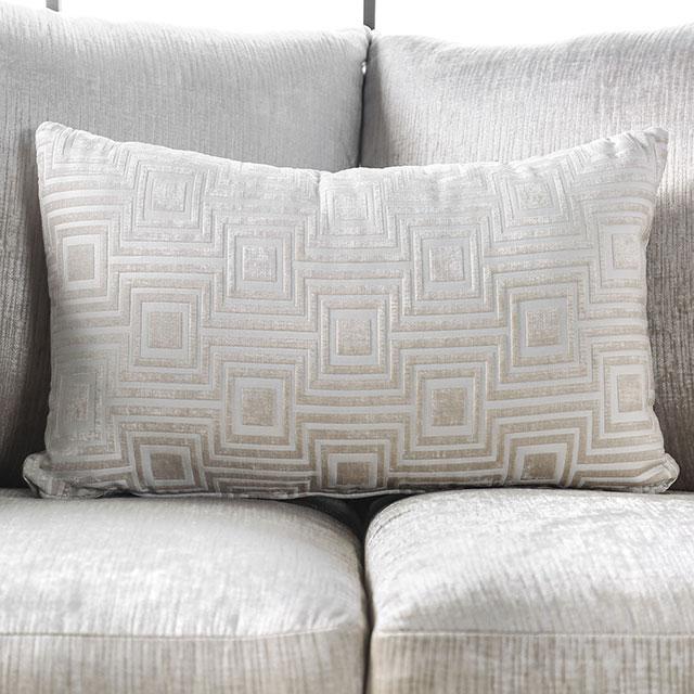 Benigno Love Seat Silver & Gray - Imperial Furniture (Las Vegas, NV) - Multi Location