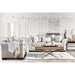 Benigno Love Seat Silver & Gray - Imperial Furniture (Las Vegas, NV) - Multi Location