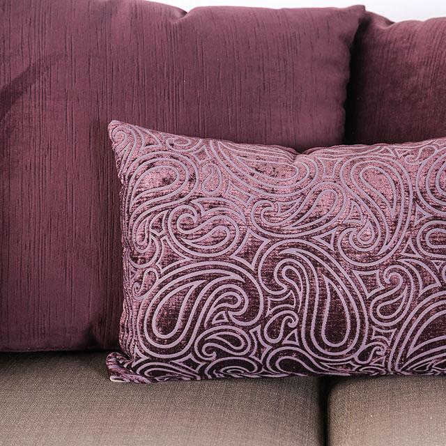 Benigno Love Seat Silver & Gray - Imperial Furniture (Las Vegas, NV) - Multi Location