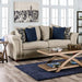 BELSIZE Sofa, Beige/Navy - Imperial Furniture (Las Vegas, NV) - Multi Location