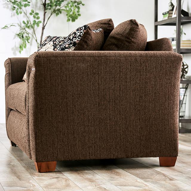 BELSIZE Loveseat Grey, Beige, & Choclate - Imperial Furniture (Las Vegas, NV) - Multi Location