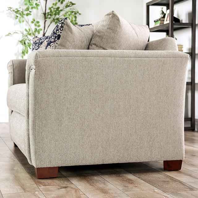 BELSIZE Sofa, Beige/Navy - Imperial Furniture (Las Vegas, NV) - Multi Location