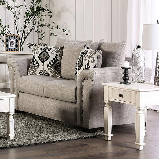 BELSIZE Loveseat Grey, Beige, & Choclate - Imperial Furniture (Las Vegas, NV) - Multi Location