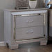BELLANOVA Silver Night Stand - Imperial Furniture (Las Vegas, NV) - Multi Location