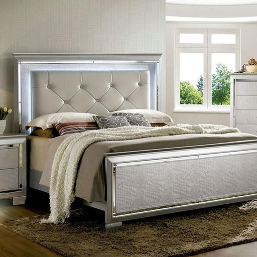 BELLANOVA Silver Cal.King , E.King, & Queen Bed - Imperial Furniture (Las Vegas, NV) - Multi Location