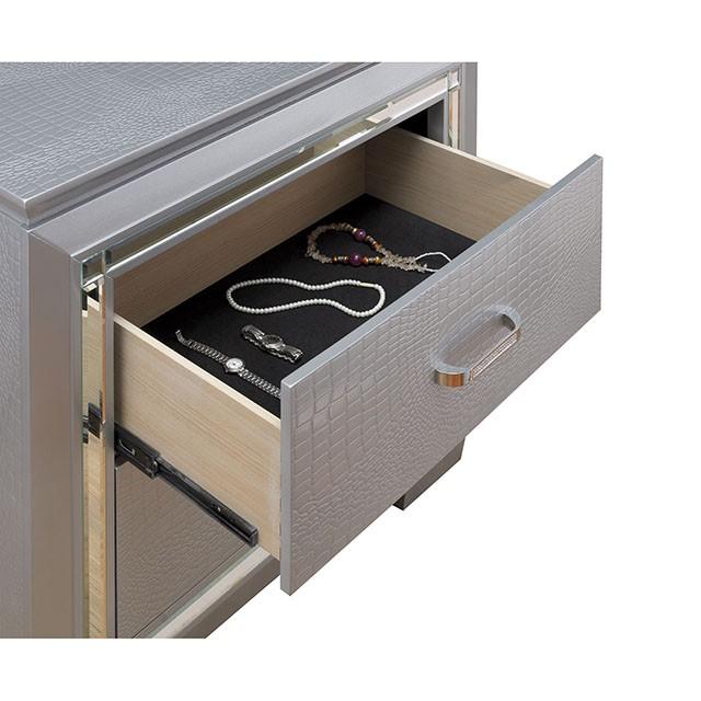 BELLANOVA Silver Cal.King , E.King, & Queen Bed - Imperial Furniture (Las Vegas, NV) - Multi Location