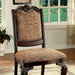 BELLAGIO Brown Cherry/Pattern Fabric Side Chair (2/CTN) - Imperial Furniture (Las Vegas, NV) - Multi Location