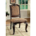 BELLAGIO Brown Cherry/Pattern Fabric Side Chair (2/CTN) - Imperial Furniture (Las Vegas, NV) - Multi Location