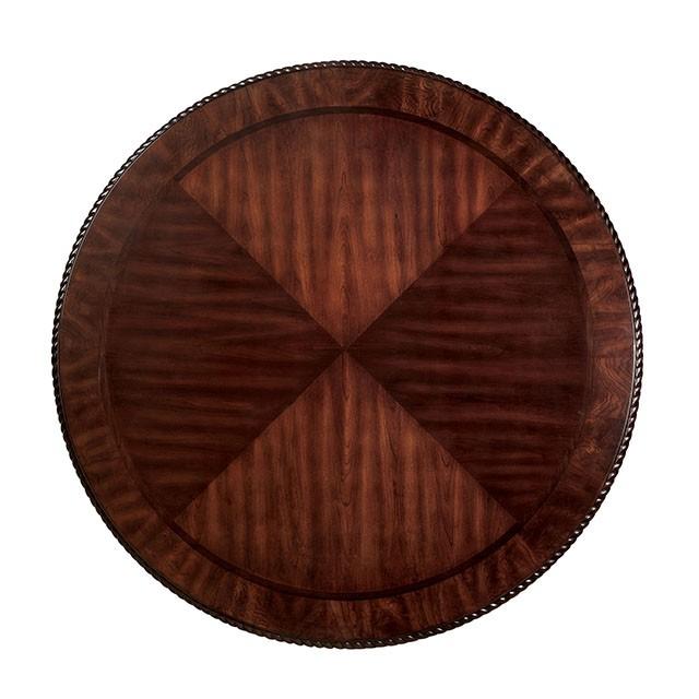 Bellagio Brown Cherry Round Dining Table - Imperial Furniture (Las Vegas, NV) - Multi Location