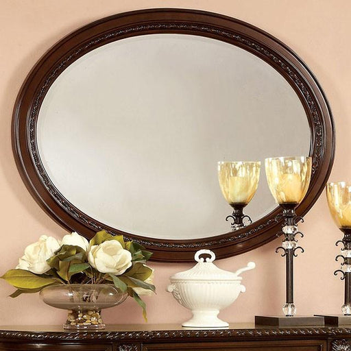 Bellagio Brown Cherry Mirror - Imperial Furniture (Las Vegas, NV) - Multi Location