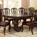 Bellagio Brown Cherry Dining Table w/ 2 Leaves - Imperial Furniture (Las Vegas, NV) - Multi Location