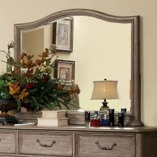 BELGRADE I Rustic Natural Tone Mirror - Imperial Furniture (Las Vegas, NV) - Multi Location