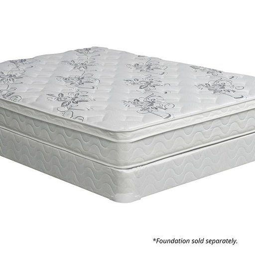 JALEN White 9" Euro Top Mattress, Queen - Imperial Furniture (Las Vegas, NV) - Multi Location