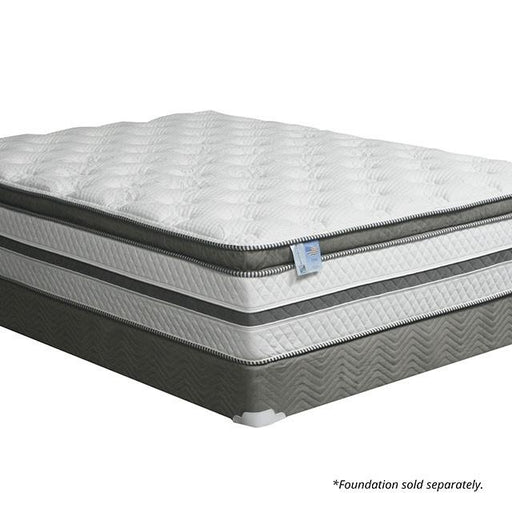 SIDDALEE White/Gray 16" Euro Pillow Top Mattress, Full - Imperial Furniture (Las Vegas, NV) - Multi Location