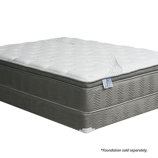 STORMIN White/Gray 13" Euro Pillow Top Mattress, Cal.King - Imperial Furniture (Las Vegas, NV) - Multi Location
