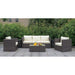 Ilona Brown/Beige Ottoman - Imperial Furniture (Las Vegas, NV) - Multi Location