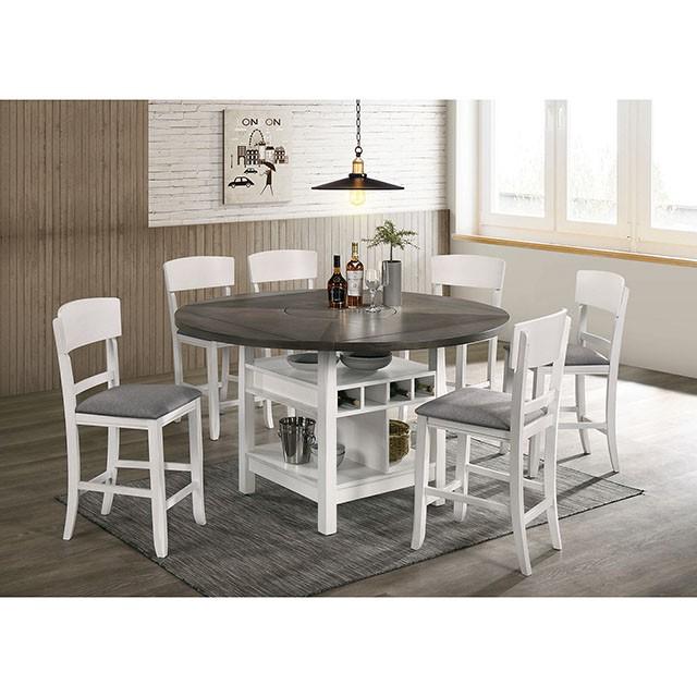 STACIE Counter Ht. Round Dining Table - Imperial Furniture (Las Vegas, NV) - Multi Location