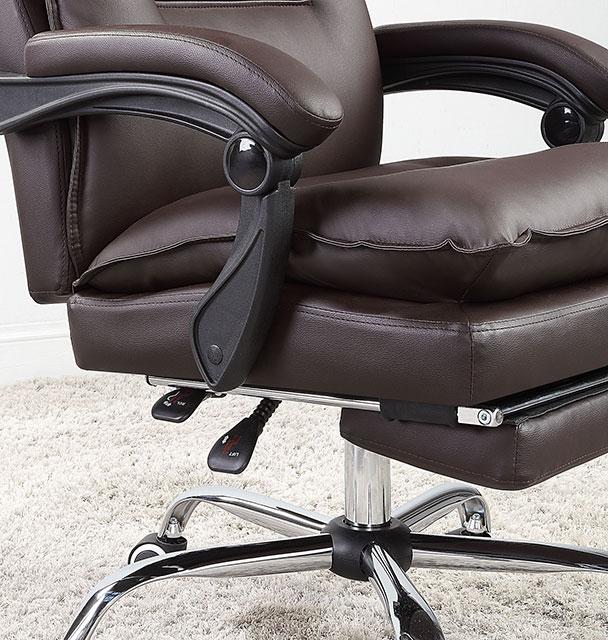 PERCE Office Chair, Brown - Imperial Furniture (Las Vegas, NV) - Multi Location