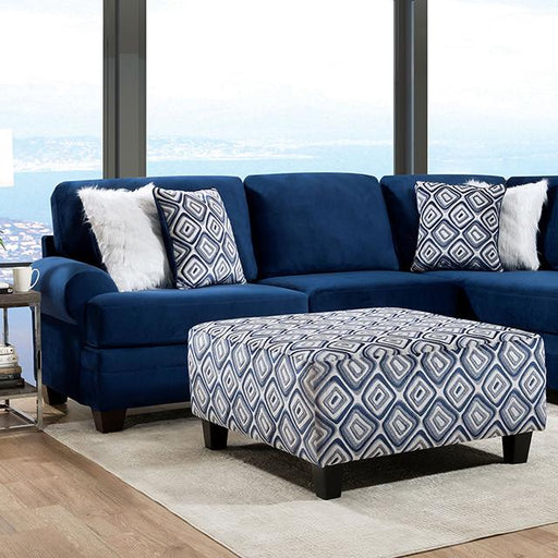 WALDPORT Sectional, Navy - Imperial Furniture (Las Vegas, NV) - Multi Location