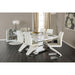 Midvale White/Chrome Side Chair (2/CTN) - Imperial Furniture (Las Vegas, NV) - Multi Location