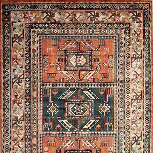 Mortsel Orange/Multi 5'3" X 7'6" Area Rug - Imperial Furniture (Las Vegas, NV) - Multi Location
