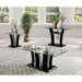 Staten Glossy Black/Chrome Coffee Table - Imperial Furniture (Las Vegas, NV) - Multi Location