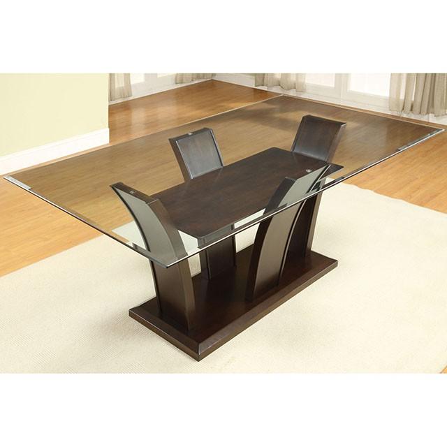 Manhattan I Brown Cherry Dining Table - Imperial Furniture (Las Vegas, NV) - Multi Location