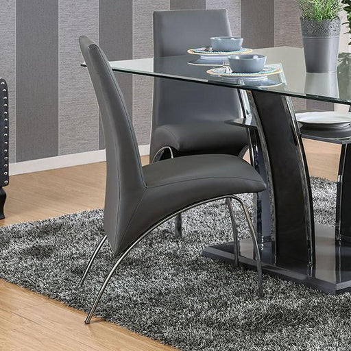 Wailoa Gray/Chrome Side Chair - Imperial Furniture (Las Vegas, NV) - Multi Location