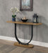 OLBIA Sofa Table, Rustic Oak/Sand Black - Imperial Furniture (Las Vegas, NV) - Multi Location