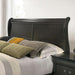 Louis Philippe Cal.King Bed Black & Grey - Imperial Furniture (Las Vegas, NV) - Multi Location
