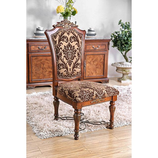 Lucie Brown Cherry Side Chair (2/CTN) - Imperial Furniture (Las Vegas, NV) - Multi Location
