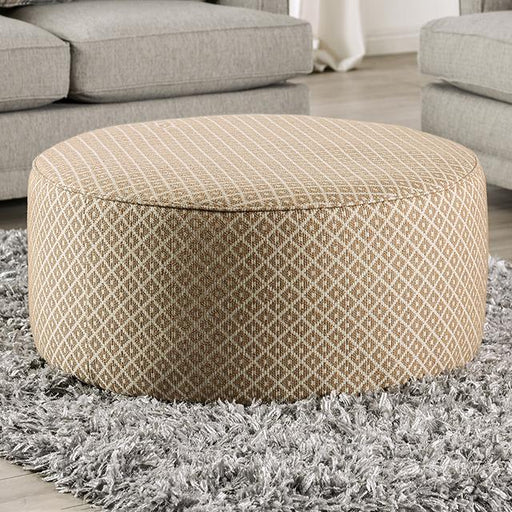 STEPHNEY Ottoman, Gray/Gold - Imperial Furniture (Las Vegas, NV) - Multi Location