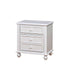 OLIVIA White Night Stand - Imperial Furniture (Las Vegas, NV) - Multi Location