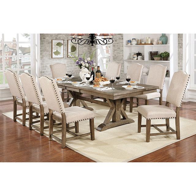 Julia Light Oak/Ivory Side Chair (2/CTN) - Imperial Furniture (Las Vegas, NV) - Multi Location