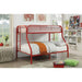 Opal Red Twin/Full Bunk Bed - Imperial Furniture (Las Vegas, NV) - Multi Location